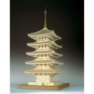 ウッディジョー/木製建築模型 興福寺・五重塔（1/75）