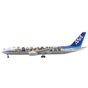 全日空商事 1/ 200 BOEING767-300ER JA608A 鬼滅の刃じぇっと弐 完成品(WiFiレドーム・ギアつき)(NH20182) 返品種別B