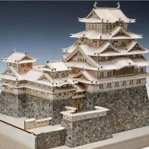 ウッディジョー 木製建築模型　1/150　姫路城